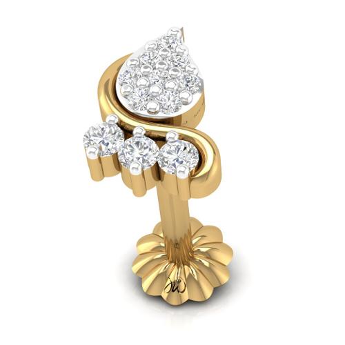 Nose pin diamond on sale world