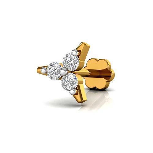 Nose pin diamond world sale