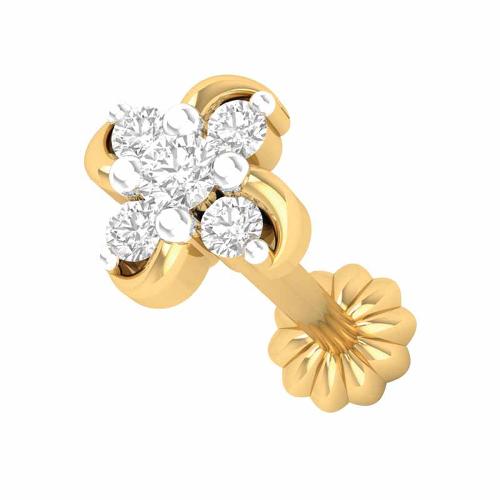 Diamond world nose pin on sale price