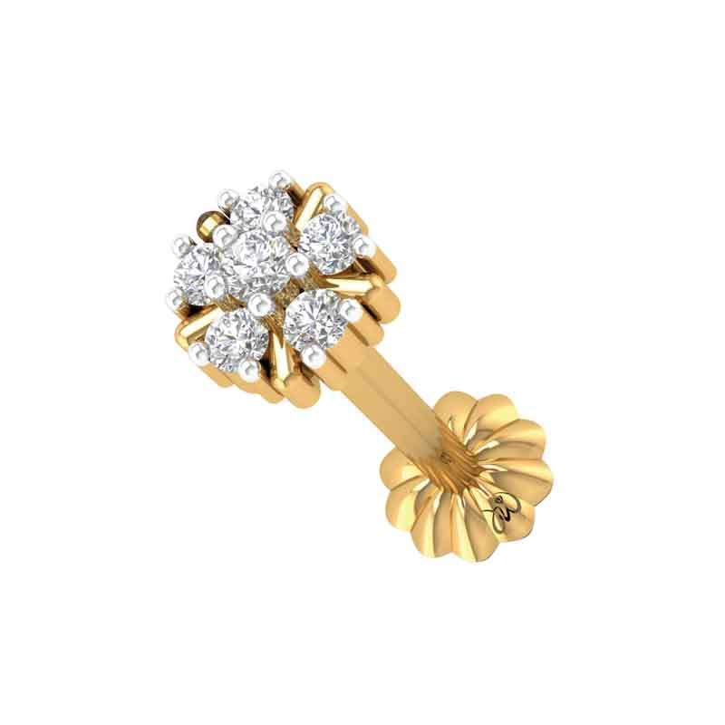 Diamond world nose pin store designs with price