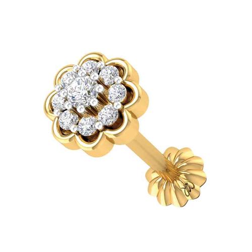 Nose pin hot sale diamond world