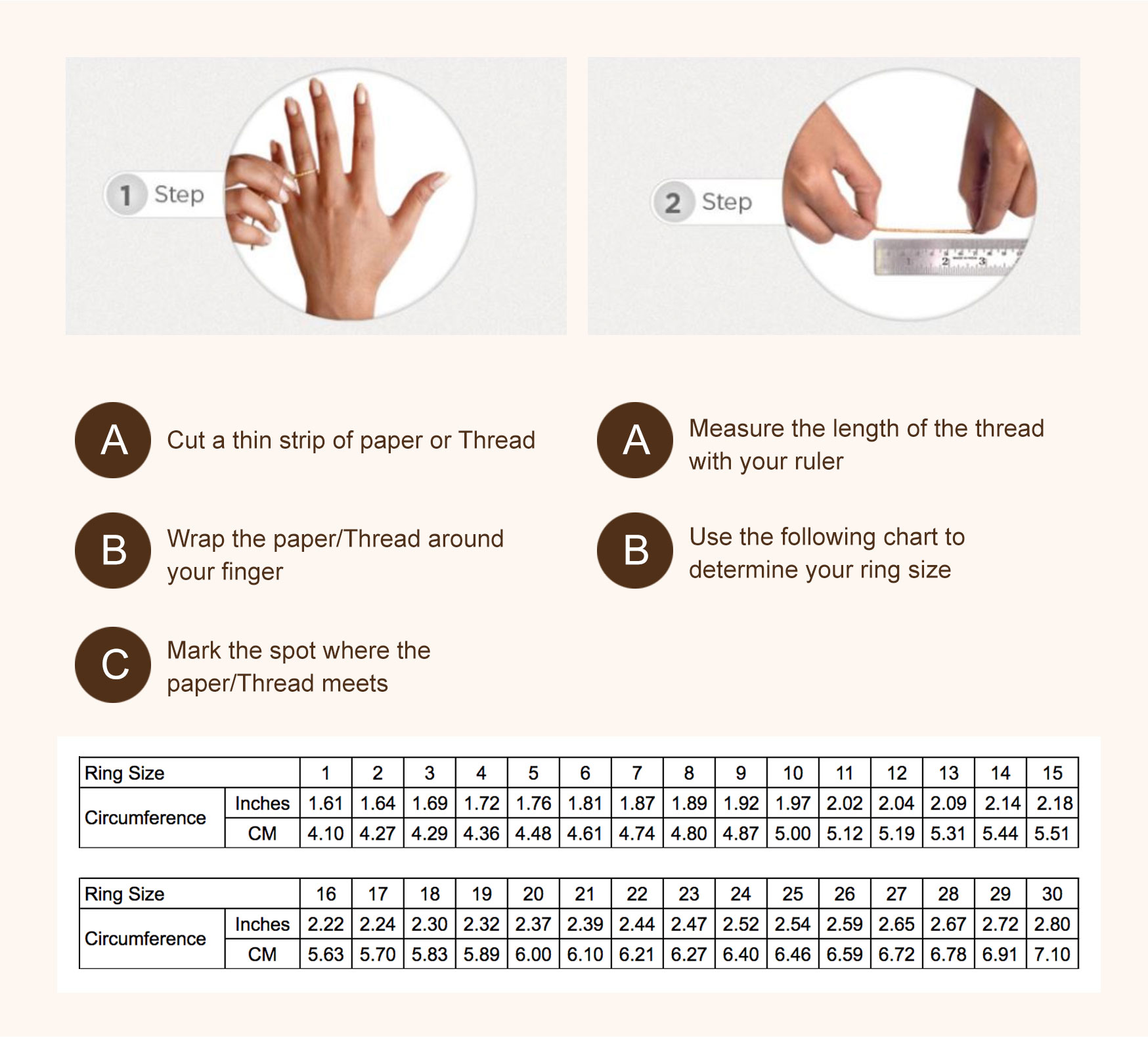 How to Measure Ring Size At Home  Online Ring Size Chart Cm to Inches 2021