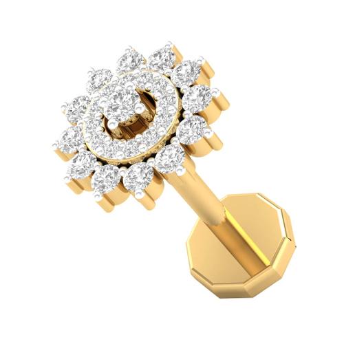 Diamond world nose hot sale pin with price