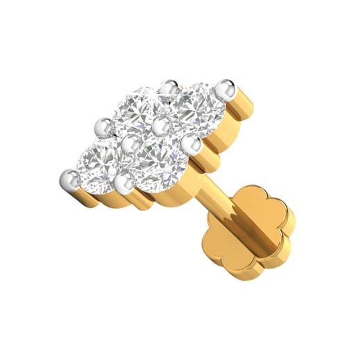 Nose pin hot sale diamond world