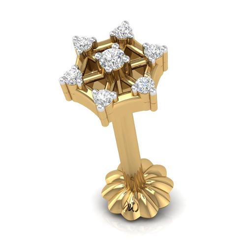 Nose pin hot sale diamond world