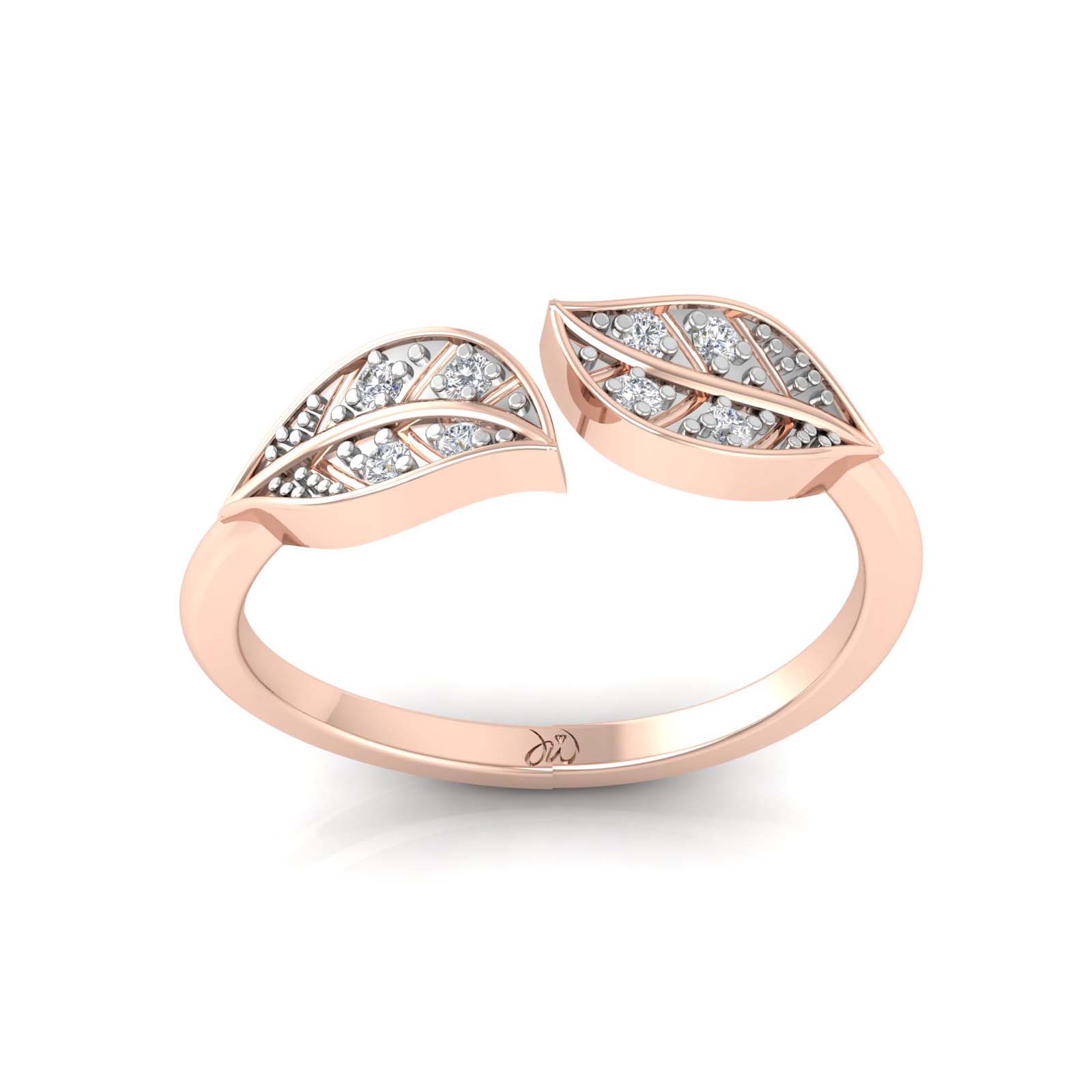 Ladies diamond toe ring