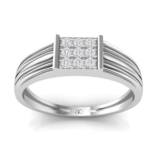 Mens diamond multi stone ring