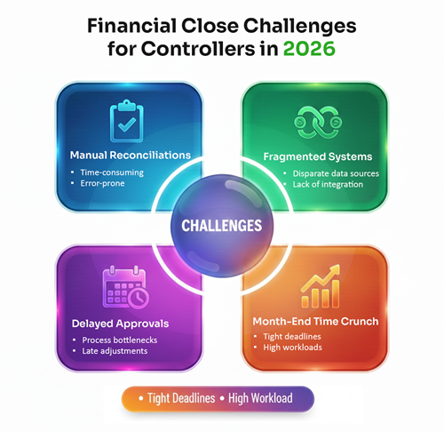 Financial close challenges for Controllers in 2026